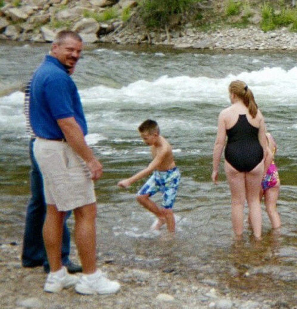 Arkansas River at Buena Vista, Colorado July 2003 Vacation