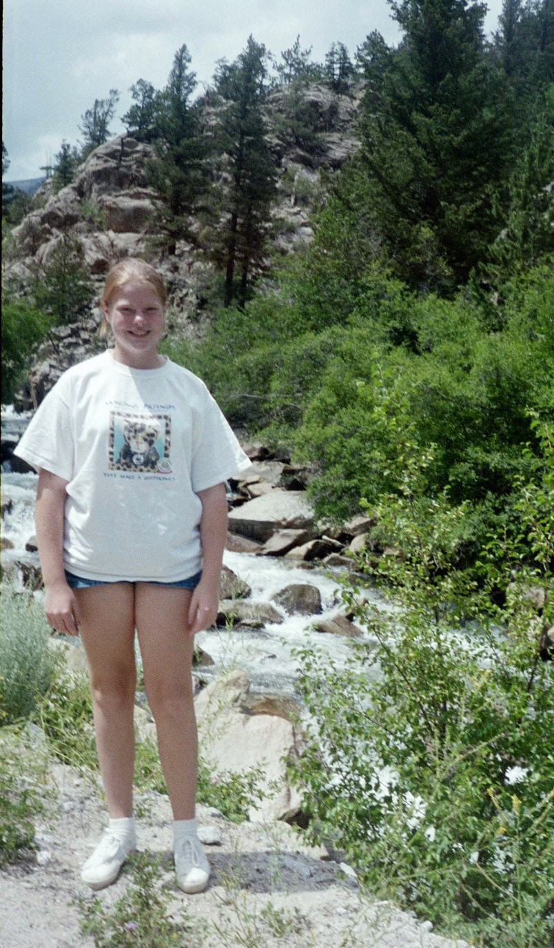 Amber in Colorado on summer vacation 2003