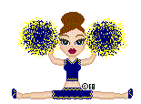 haha.. shes a cheerleader :D party party ;)