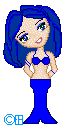 aww, its a cute lil mermaid :D