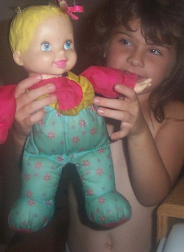 Julie with Dolly