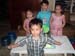 Me and my friends Patricia, Karl and Aliyah