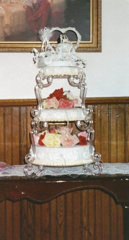 Bernie's and Luigi's Wedding Cake.