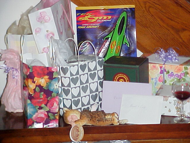 Some of the Wedding Gifts.