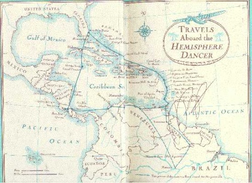 Map from A Pirate Looks at Fifty