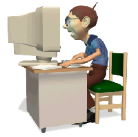 Un se&ntilde;or con un PC