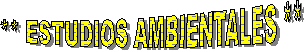 ** ESTUDIOS AMBIENTALES **
