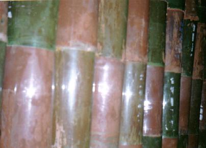 colunas com solo cimento e miolo met�lico.