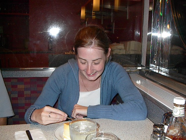 A candid shot of Jenny