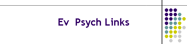 Ev  Psych Links