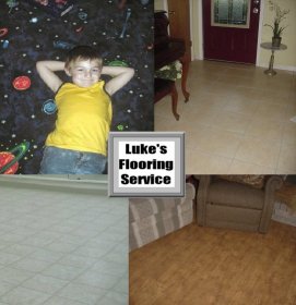 You'll love your floors installed by Luke's Flooring Service