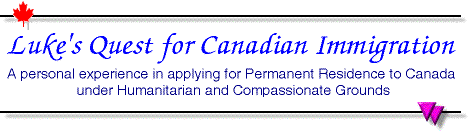 Luke's Quest for Canadian Immigration