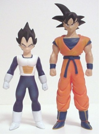 Gokou and Vegeta