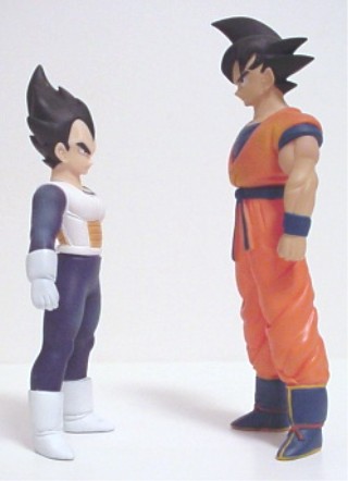Gokou and Vegeta
