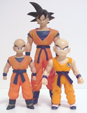 Krillin and Gokou 