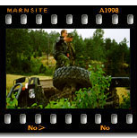 [Sandberg v�lter en UNIMOG]