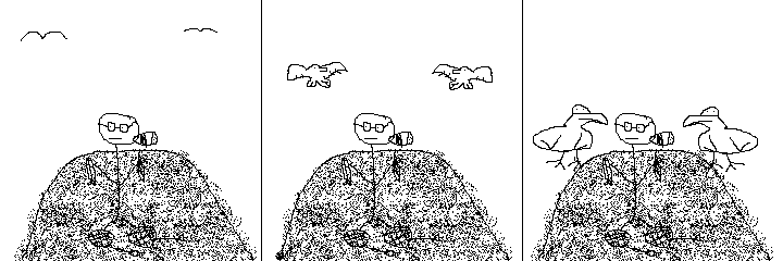 Oh, man... here come some birds