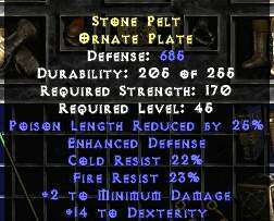 Ornate Armor Stats