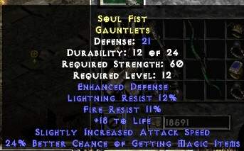 Guantlet Stats