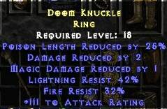Doom Knuckle Ring