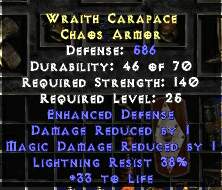 Wraith Carapace Chaos Armor