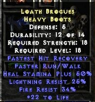 Loath Brogues Heavy Boots