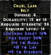 Cruel Lash Belt