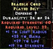 Bramble Cord Plated Belt