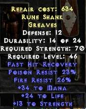 Rune Shank Greaves