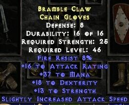 Bramble Claw Chain Gloves
