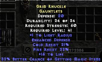 Grim Knuckle Gauntlets
