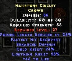 Hailstone Circlet Crown