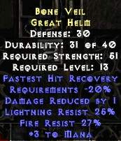 Bone Veil Great Helm