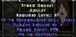 Storm Gorget Amulet