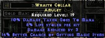 Wraith Collar Amulet