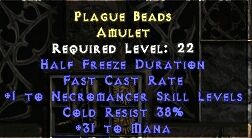Plague Beads Amulet
