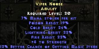 Viper Noose Amulet