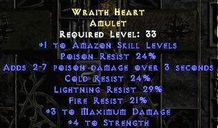 Wraith Heart Amulet