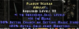 Plague Scarab Amulet