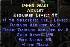 Doom Beads Amulet
