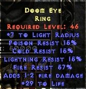 Doom Eye Ring