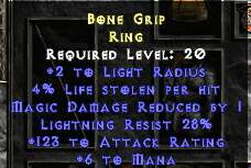 Bone Grip Ring