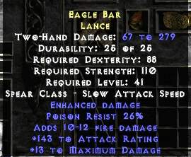 Eagle Bar Lance