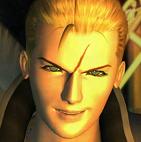 Seifer's face as he watches Squall approach