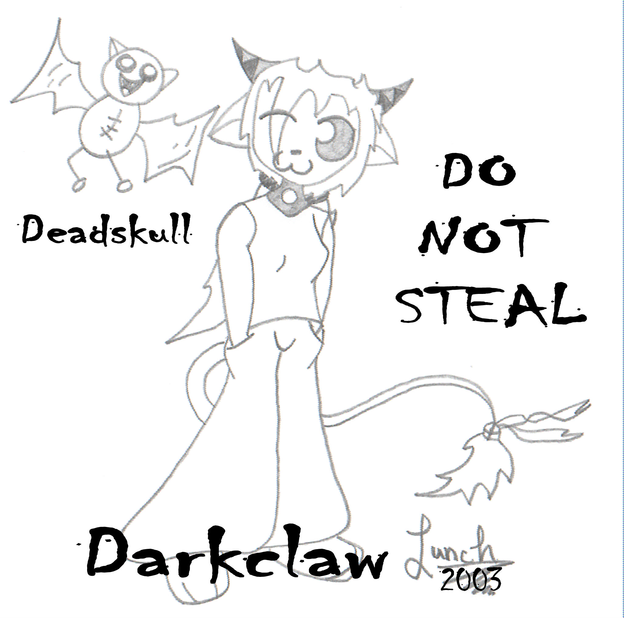 I absolutely LOVE the bat! For a name like "Deadskull" he sure is cute! Requested by -- Wordica*