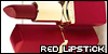 labial rojo... especialmente el color vino