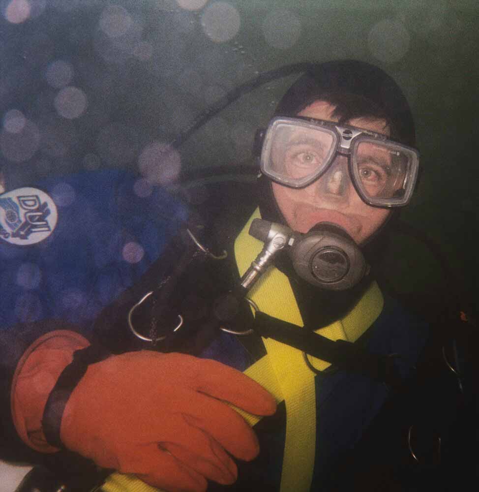Marc underwater