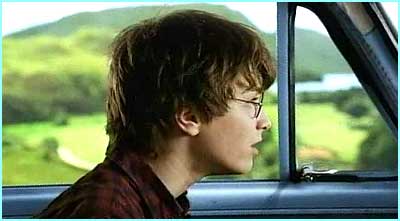 Harry in car