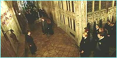 In Corridors (look on the left wall and you can see the writing)