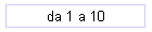 da 1 a 10